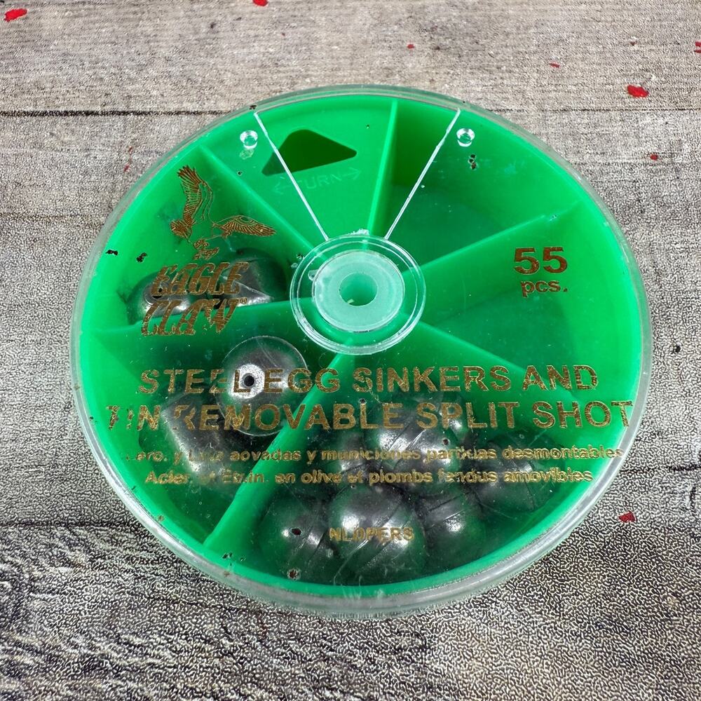 Eagle Claw Removable Split Shot Sinkers Missing Pieces
